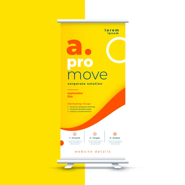 Roll up แบบมาตรฐาน